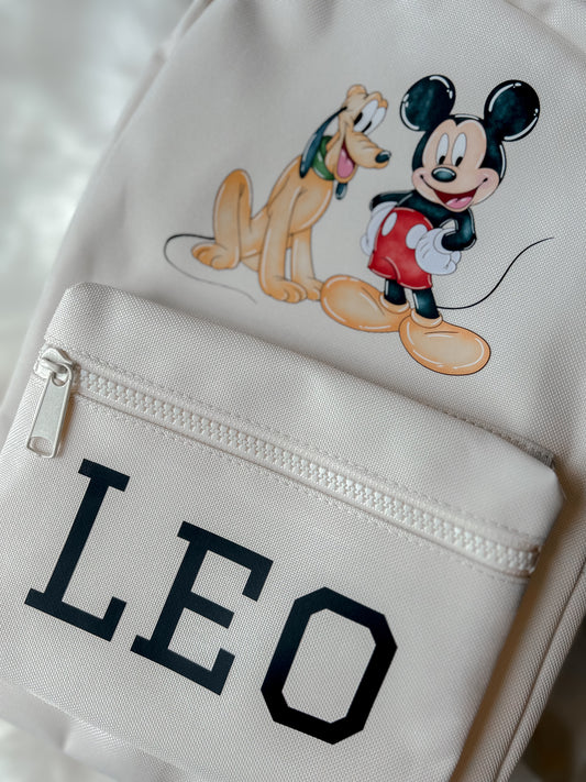 Mickey and Pluto Backpack